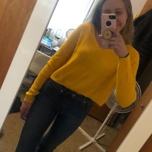 Wild Fable yellow sweater